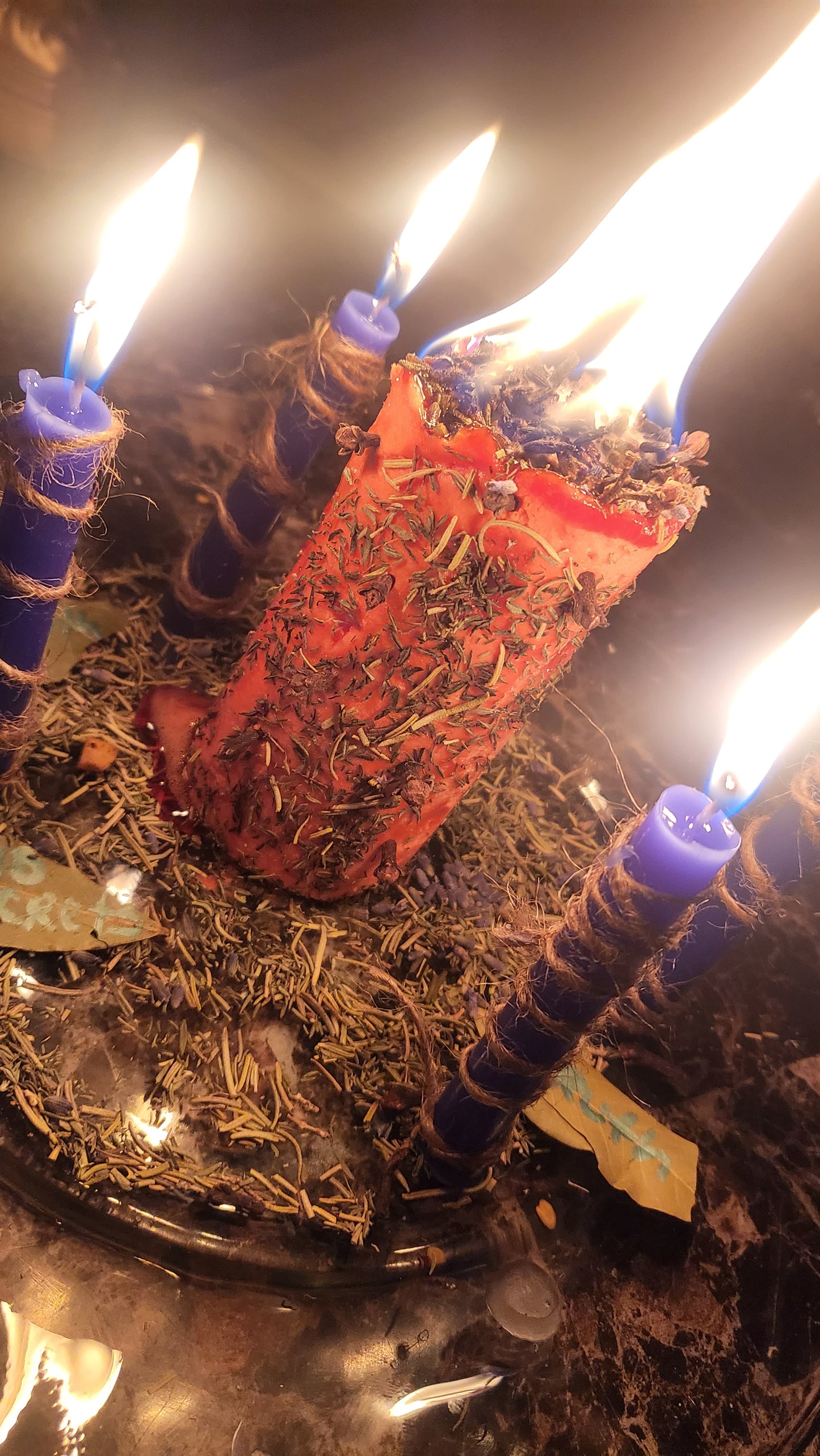 Truth and justice candle