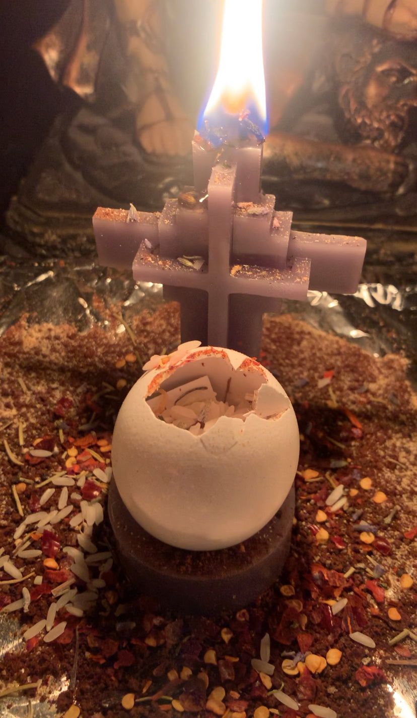 Protection candle