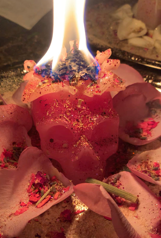 Love spell candle
